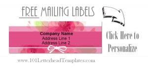 Free Mailing Labels