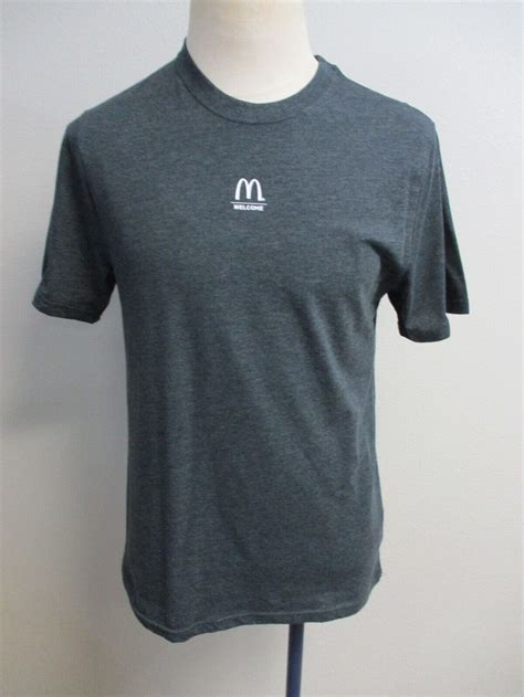 McDonalds Restaurant Mens Employee Uniform Logo Short… - Gem