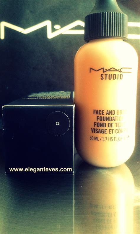 Review of MAC Studio Face and Body Foundation in C3 - Elegant Eves