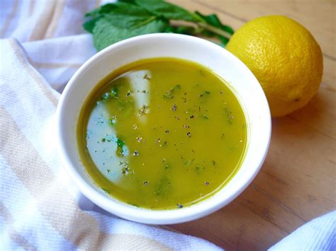 Zesty Lemon Mint Turmeric Dressing (paleo, GF) | Perchance to Cook