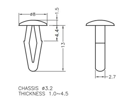 3.2mm Snap Rivets | KLS Connector