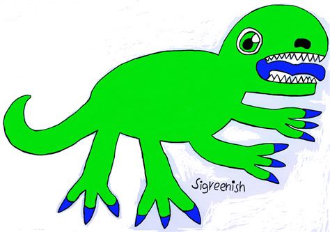 Sigreenish (My Tyrannosaurus Rex Kaiju OC) by MaxRider617 on DeviantArt