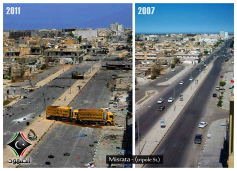 poorrichards blog: Misrata Libya: after and before "liberation" photos