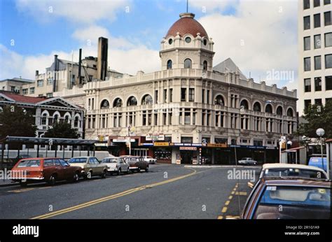 The Regent Theatre building in Cathedral Square in Christchurch New Zealand, pictured in 1985 ...