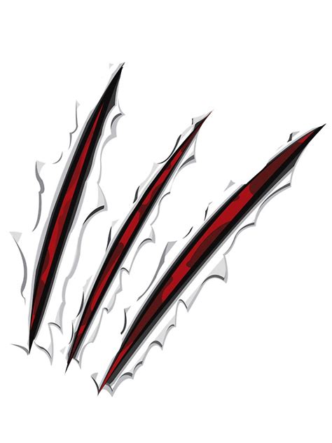 " Claw marks" Stickers by navzrawks | Redbubble