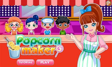 Free Popcorn maker cell phone game