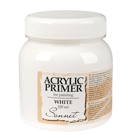 Acrylic Primer White, Sonnet 220ml