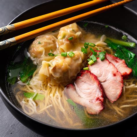 Wonton and BBQ Pork Noodle Soup | Marion's Kitchen