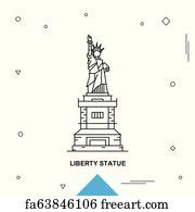 Free art print of Statue of Liberty & Fireworks. Composite photo of the statue of Liberty with a ...