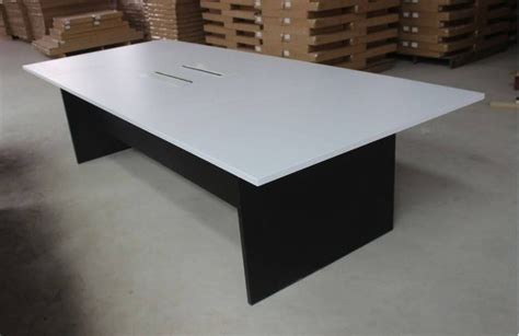 White Wooden Office Conference Table, Seating Capacity: 14 at Rs 12500 ...