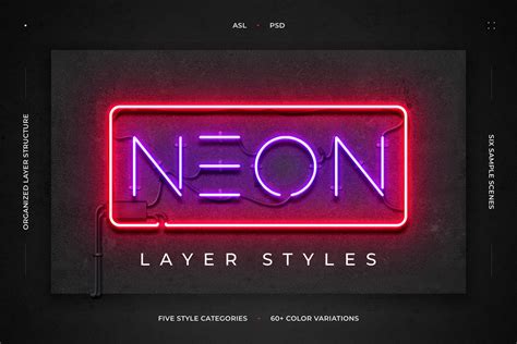 Neon Layer Styles | Layer Styles ~ Creative Market