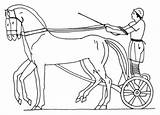 Greek Chariot Coloring Pages sketch template