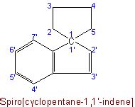 Rule A-41. Compounds: Method 1 (SPIRO HYDROCARBONS)