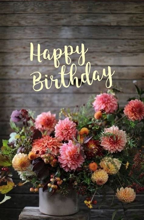 Pin by dmozill dmozill on apron flower | Happy birthday flower, Happy birthday wishes images ...