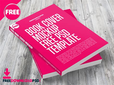 Book Cover Mockup Free Psd Template | free psd | UI Download