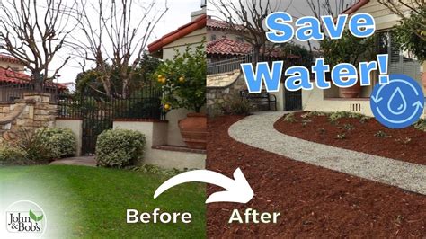 Xeriscape Front Yard Makeover (Before and After!!) - YouTube