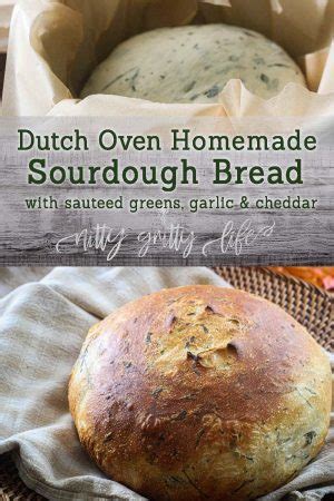 Homemade Sourdough Bread baked in a Dutch Oven