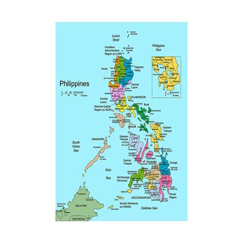 Philippines Political Map Provinces