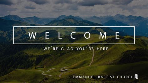 Welcome Slide template for worship service | Worship service, Worship, Templates