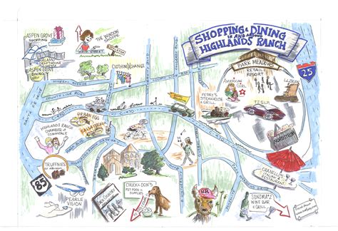 Graphic Recording Highlands Ranch Map | Sue Fody | Denver, CO