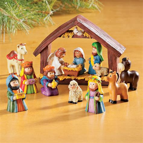 Resin Nativity Set – Tabletop Nativity Scene Set