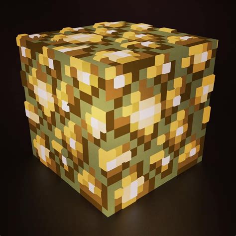 Minecraft Glowstone : blender