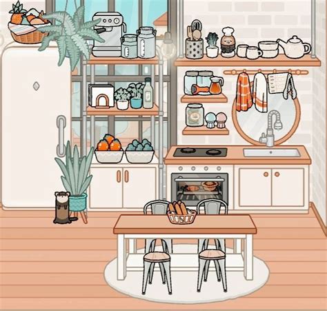 Кухня/kitchen Toca Boca | Adorable homes game, Free house design, Cute room ideas