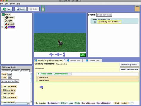 Programming with Alice - Methods - YouTube