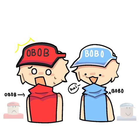 ️OBOB & BOBO💙 in 2023 | Roblox funny, Roblox memes, Goofy drawing