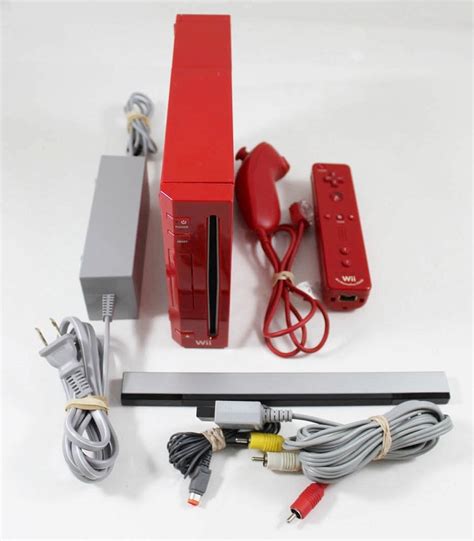 Wii Red Console Used