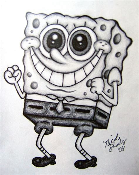 Spongebob Squarepants by linus108Nicole | Spongebob drawings, Spongebob characters drawings ...