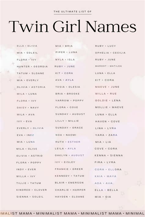 225+ *MODERN* Twin Girl Names (That I'm Literally Obsessed With)