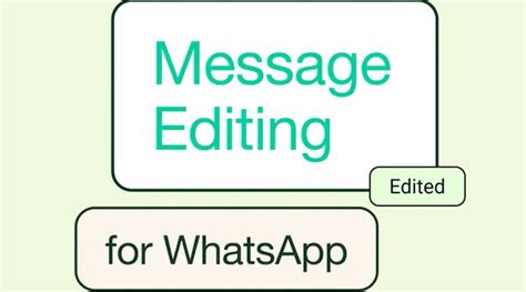 How to edit WhatsApp messages on Android and iOS devices | Technology News - The Indian Express