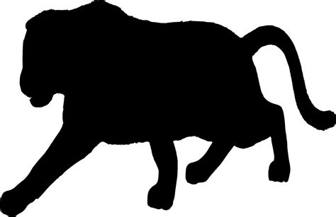 Panther Silhouette Vector on white background 35509329 Vector Art at ...