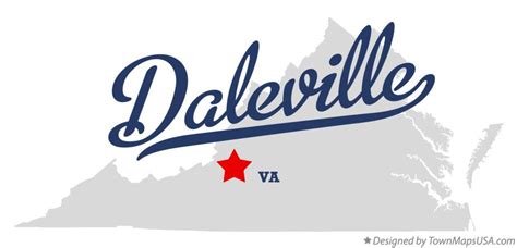 Map of Daleville, VA, Virginia