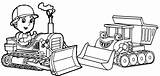 Simple And Cartoon Bulldozer Coloring Pages For Boys  sketch template