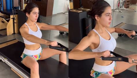 Sara Ali Khan shells out fitspiration for the weekend with her intense workout-WATCH | Bollywood ...