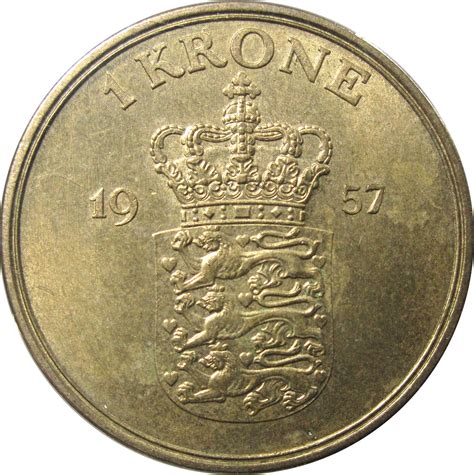 1 Krone - Frederik IX - Denmark - Numista