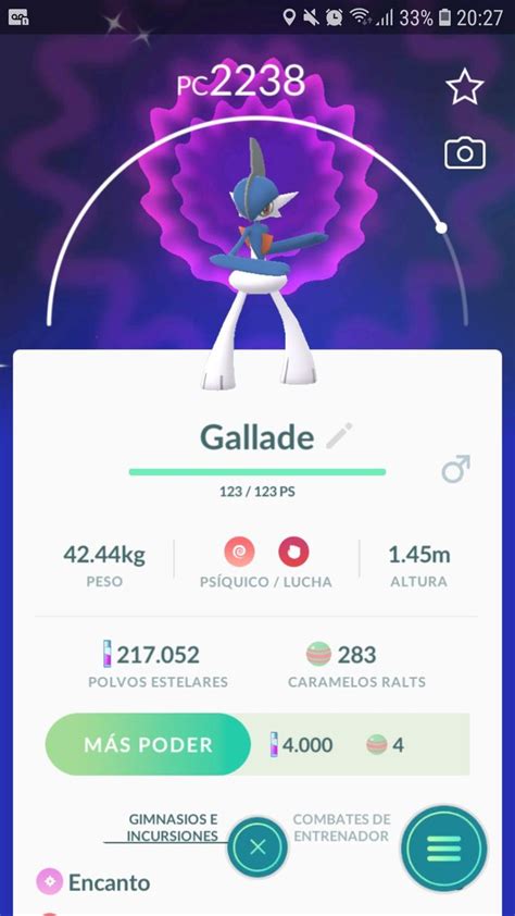 Gallade Shiny Pokemon Go | Animales, Psíquico, Entrenamiento