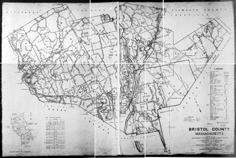 1940 Census Maps - Bristol County MA