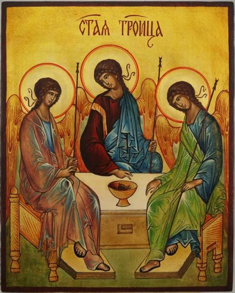 Holy Trinity (Andrei Rublev) Orthodox Icon - BlessedMart