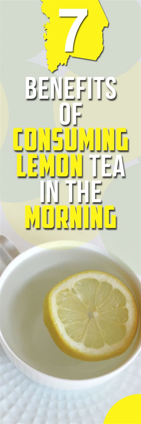 7 Benefits of Consuming Lemon Tea in the Morning