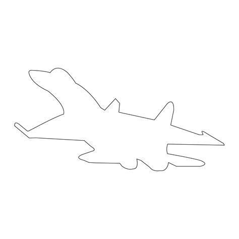 fighter plane icon vector 21958687 Vector Art at Vecteezy