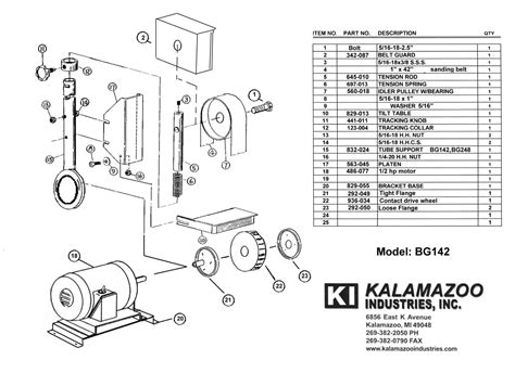 Belt Sander Parts List | Reviewmotors.co