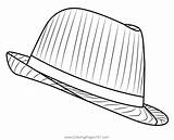 Stylish Hat Coloring Page For Kids  Free Hats Printable Pages sketch template