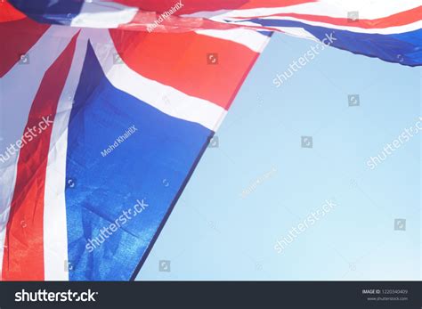 British Flag Waving Wind Stock Photo 1220340409 | Shutterstock