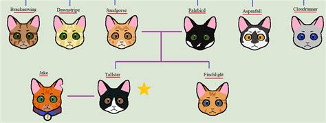 Family Trees Tallstar's by ScarletsWarriorsWiki on DeviantArt