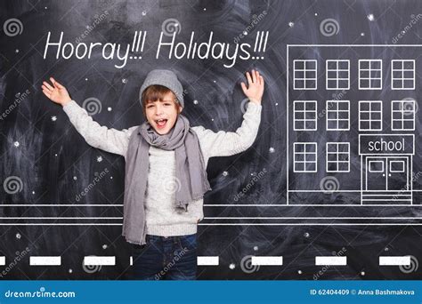 Happy school holidays stock illustration. Illustration of intelligence ...