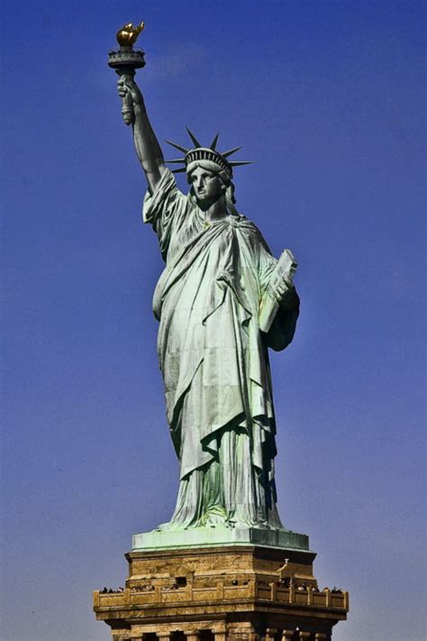 Statue Of Liberty A Symbol Of Freedom - Gets Ready