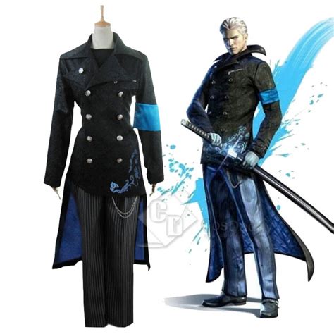 Devil May Cry 5 DMC5 Vergil Cosplay Costume